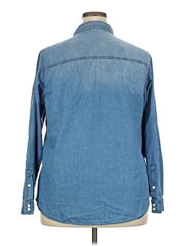 Torrid Long Sleeve Button-Down Shirt (view 2)