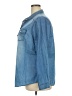 Torrid 100% Cotton Blue Long Sleeve Button-Down Shirt Size 2X Plus (2) - photo 5