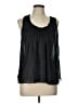 FRAME 100% Ramie Black Sleeveless Blouse Size L - photo 1
