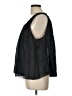 FRAME 100% Ramie Black Sleeveless Blouse Size L - photo 5