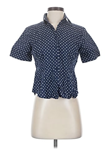 Jones New York Signature Short Sleeve Blouse (view 1)
