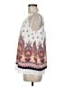 Papermoon 100% Polyester White Sleeveless Blouse Size M - photo 5