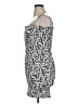 AFRM 100% Rayon Graphic Silver Cocktail Dress Size XL - photo 5