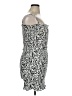 AFRM 100% Rayon Graphic Silver Cocktail Dress Size XL - photo 4