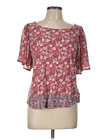 Lucky Brand Short Sleeve Blouse (view 1)