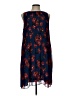 Halogen Paisley Blue Casual Dress Size L - photo 1