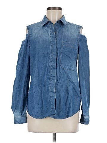 7 For All Mankind Long Sleeve Button-Down Shirt (view 1)