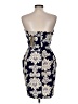 Buttons 100% Polyester Blue Cocktail Dress Size L - photo 2