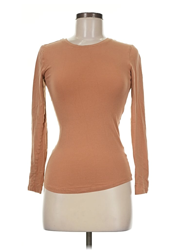 Pre-owned Aveto Long Sleeve T-shirt In Tan