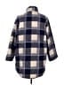 ASPEN 100% Polyester Plaid Blue Poncho Size 2X - photo 2