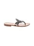 Jack Rogers 100% Leather Silver Sandals Size 6 - photo 1