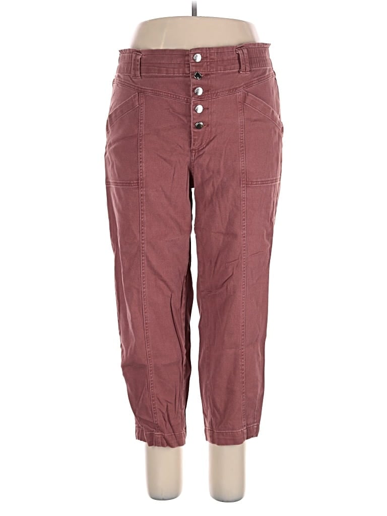 Pre-owned Knox Rose Jeans In Burgundy