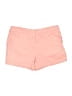 British Khaki Solid Pink Shorts Size 10 - photo 1