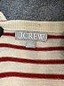 J.Crew 100% Merino Stripes Tan Turtleneck Sweater Size L - photo 7