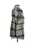 MELLODAY Plaid Gray Coat Size M - photo 4