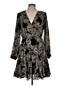 Taylor 100% Polyester Paisley Black Cocktail Dress Size 10 - photo 1