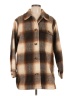 Old Navy 100% Polyester Plaid Brown Coat Size L - photo 1