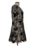 Taylor 100% Polyester Paisley Black Cocktail Dress Size 10 - photo 4
