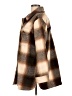 Old Navy 100% Polyester Plaid Brown Coat Size L - photo 5