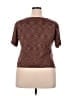 misook Brown Short Sleeve Top Size XXL - photo 2