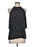 Coco Bianco Polka Dots Black Sleeveless Blouse Size L - photo 1