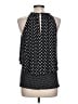 Coco Bianco Polka Dots Black Sleeveless Blouse Size L - photo 2