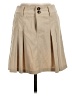 LoveRiche Solid Tan Casual Skirt Size S - photo 1
