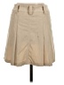 LoveRiche Solid Tan Casual Skirt Size S - photo 2