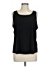 Chico's Black Sleeveless T-Shirt Size Lg (2) - photo 1