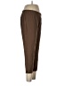 Eileen Fisher Solid Brown Casual Pants Size L - photo 4