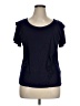 Cupio Blue Short Sleeve Top Size XL - photo 1