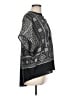 BCBGMAXAZRIA 100% Polyester Black Short Sleeve Blouse Size L - photo 4