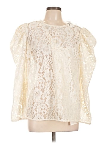 Express 3/4 Sleeve Blouse (view 1)