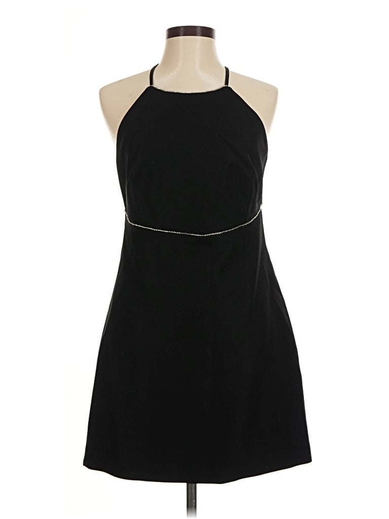 Mng Cocktail Dress In Black