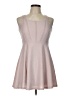 Assorted Brands Solid Pink Cocktail Dress Size 12 - photo 1