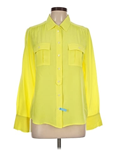 J.Crew 3/4 Sleeve Silk Top (view 1)