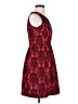 En Focus Studio 100% Polyester Paisley Red Cocktail Dress Size 4 - photo 4