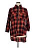 Unbranded 100% Polyester Plaid Red 3/4 Sleeve Blouse Size XL - photo 1