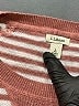 L.L.Bean 100% Cotton Stripes Burgundy Pullover Sweater Size L - photo 7