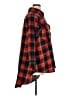 Unbranded 100% Polyester Plaid Red 3/4 Sleeve Blouse Size XL - photo 4