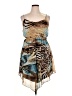 Ruby Rox 100% Polyester Animal Print Brown Cocktail Dress Size XL - photo 1