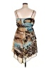 Ruby Rox 100% Polyester Animal Print Brown Cocktail Dress Size XL - photo 2