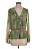 Vince Camuto 100% Polyester Green 3/4 Sleeve Blouse Size S - photo 1