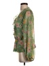 Vince Camuto 100% Polyester Green 3/4 Sleeve Blouse Size S - photo 5