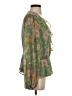 Vince Camuto 100% Polyester Green 3/4 Sleeve Blouse Size S - photo 4
