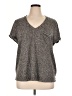 t.la Animal Print Brown Short Sleeve T-Shirt Size XL - photo 1