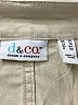 D&Co. Solid Tan Khakis Size 14 - photo 7