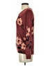 Daniel Rainn Floral Burgundy Pullover Sweater Size XS - photo 5