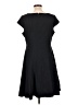 Ann Taylor LOFT Solid Black Casual Dress Size 12 - photo 2