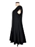 Ann Taylor LOFT Solid Black Casual Dress Size 12 - photo 5